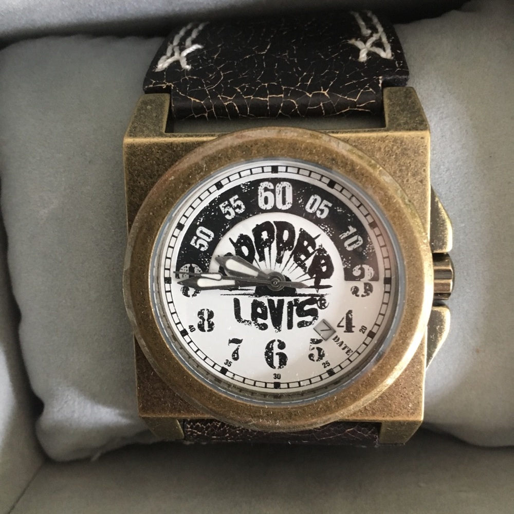 Levi Strauss Distress Watch.  New.